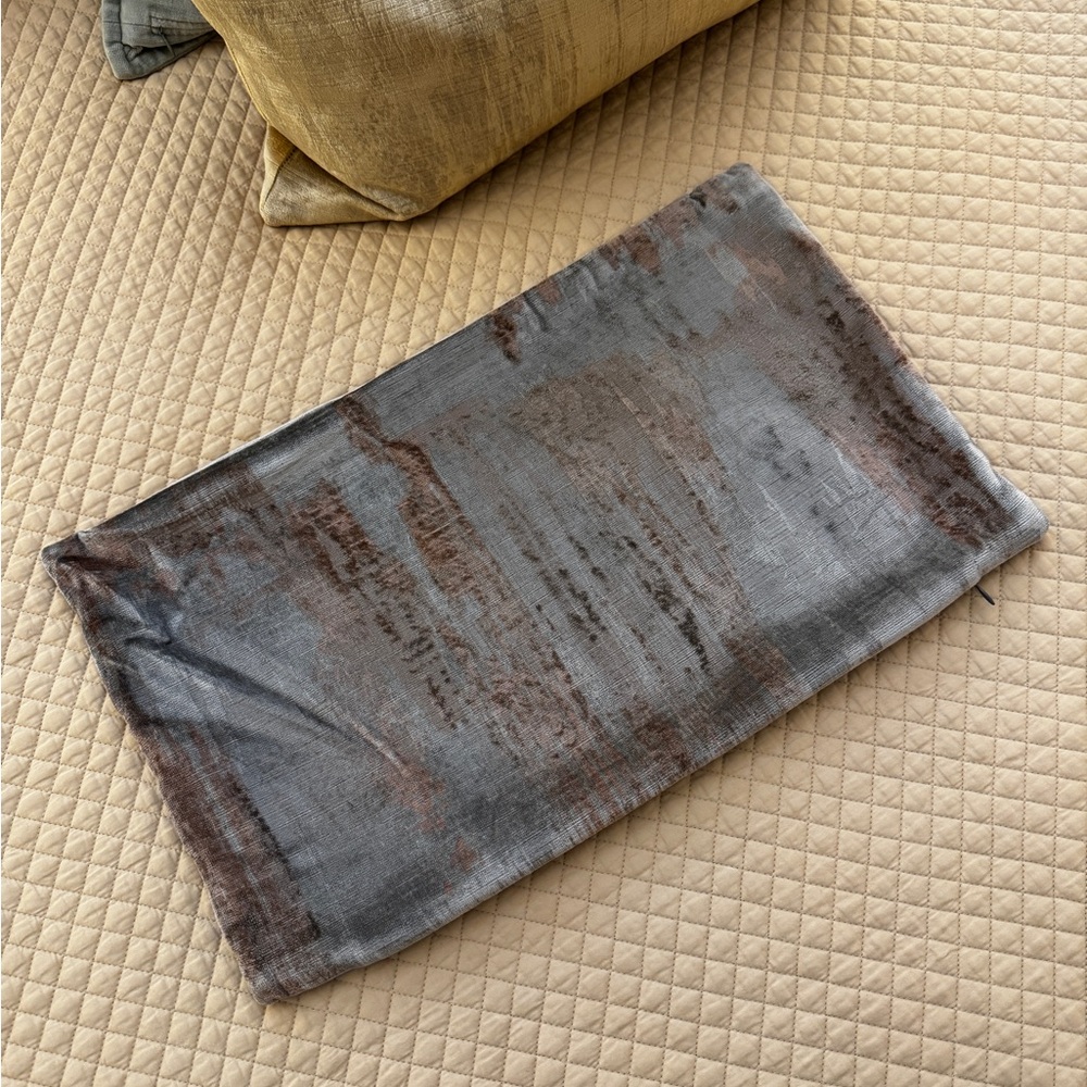 RH | Graphite Velvet Pillow Cover